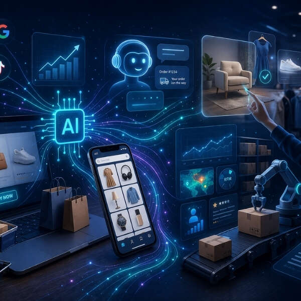 Yapay zekanın Perakende ve E-ticarette kullanım alanları