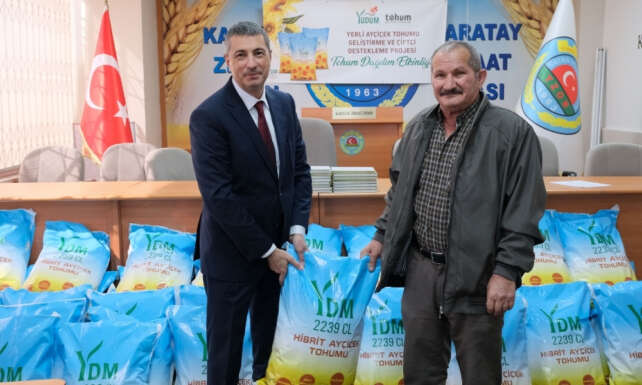 Yudumdan Yerli Aycicegi Tohumuna Guclu Destek