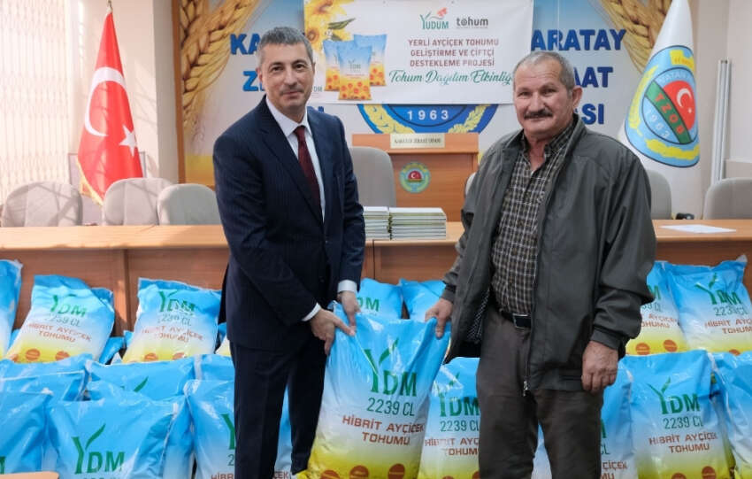 Yudumdan Yerli Aycicegi Tohumuna Guclu Destek