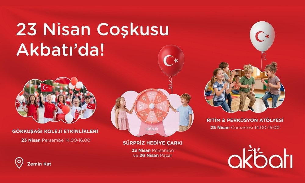 23 Nisanda cocuklar Akbatida bulusuyor