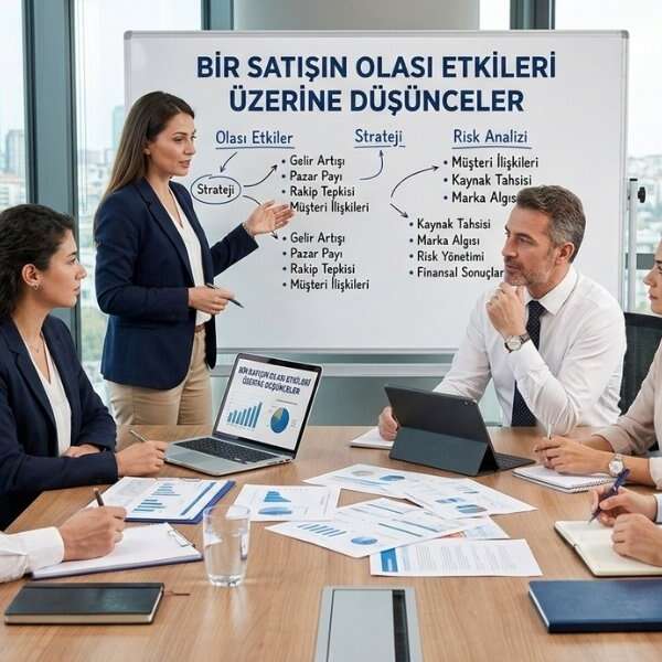 Bir satışın olası etkileri üzerine düşünceler