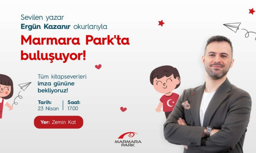 Cocuk Bayraminda Minik Okurlar Ergun Kazanir ile Bulusuyor