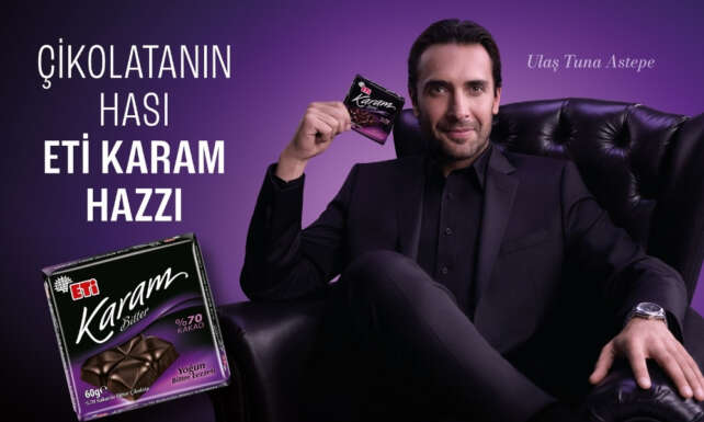 ETI Karamin yeni reklam yuzu Ulas Tuna Astepe