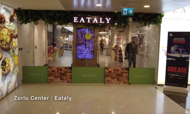 Eataly Zorlu Center Magazasinda Dijital Raf Etiketi Donusumu Tamamlandi
