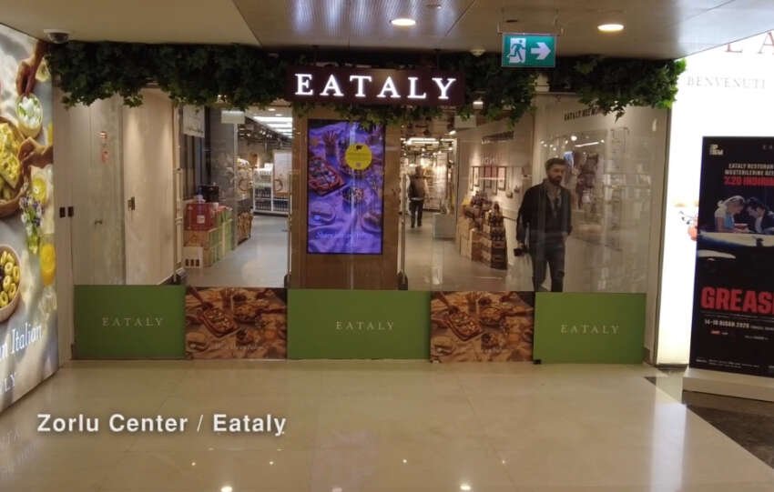 Eataly Zorlu Center Magazasinda Dijital Raf Etiketi Donusumu Tamamlandi