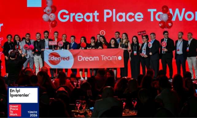 Edenred bir kez daha Great Place To Work Turkiyenin en iyi isvereni unvanini aldi