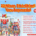 M1 Konya AVM’de 23 Nisan Coşkusu: Gün Boyu Ücretsiz Etkinlikler Çocukları Bekliyor