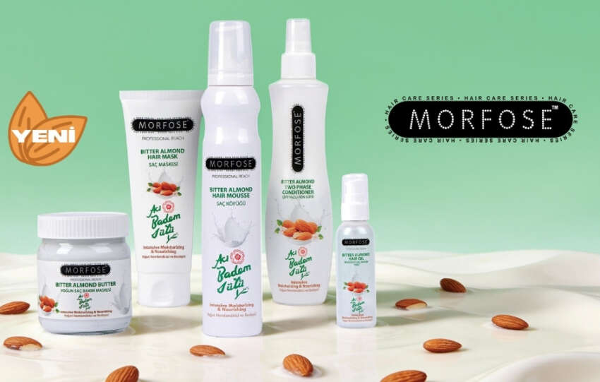 Morfose Aci Badem Serisi ile Saclarda Guclu Bakim Etkisi