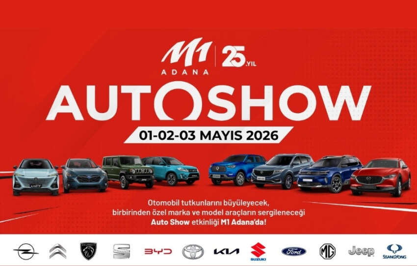 Otomotiv sektoru 01 Mayista OTOSHOW etkinligi ile M1 Adanada bulusuyor