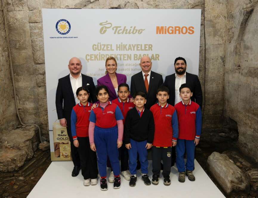 Tchibo Turkiye Genel Muduru Burak Deniz Ceyda Duvenci TEGV Genel Muduru Sait Tosyali Migros Hizli Tuketim Urunleri Gida Pazarlama Direktoru Caner Yaman