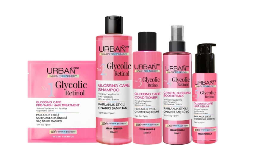 URBAN Care Glikolik Retinol Sac Bakim Serisi ile Parlaklik Guc Kazandi