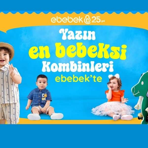 Yazın En “Bebeksi” Kombinleri ebebek’te