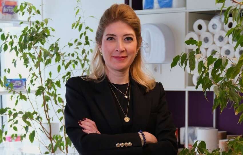 Lila Kagitta Ust Duzey Atama
