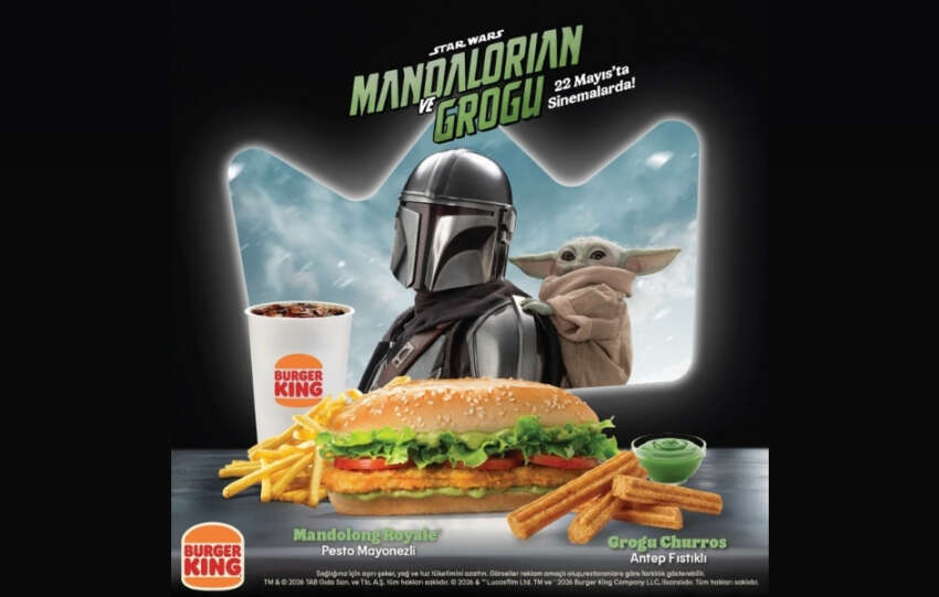 Burger King®den Star Wars hayranlarina ozel galaktik bir lezzet yolculugu