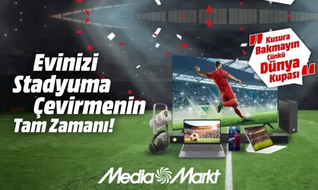 Dunya Kupasi heyecani baslarken mac keyfini artiracak teknolojiler MediaMarktta