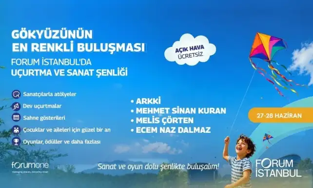 Forum Istanbulda ucurtma ve sanat senligi ile renkli bir okul kapanisi