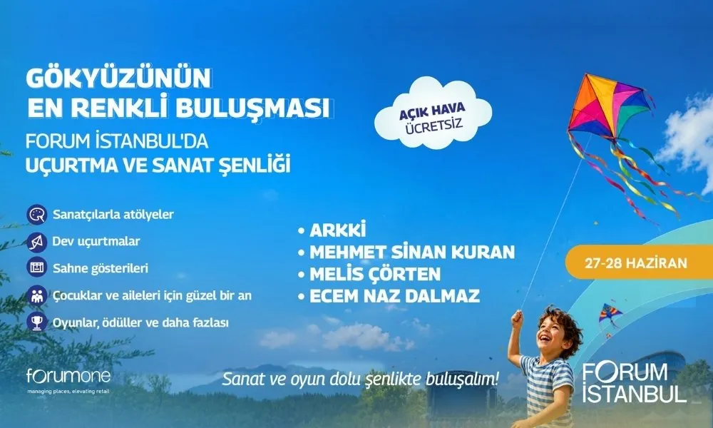 Forum İstanbul’da uçurtma ve sanat şenliği ile renkli bir okul kapanışı