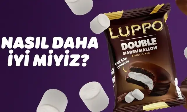 Iki kat marshmallow lezzetiyle Luppo Double cikti