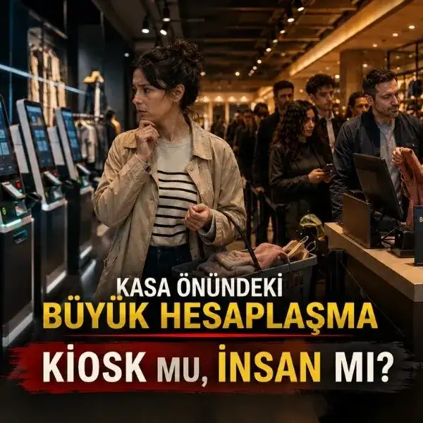 Kasa Önündeki Büyük Hesaplaşma: Kiosk mu, İnsan mı?