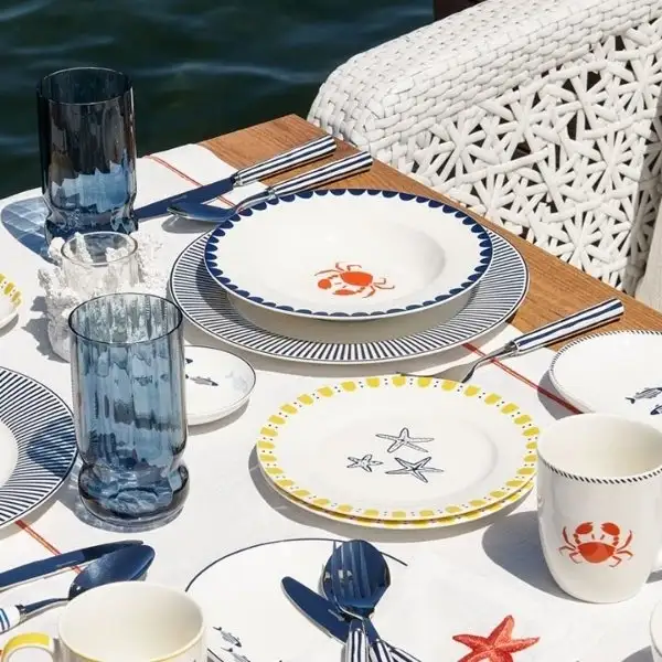 Home 41 Yazın ritmi sofralarda Korkmaz Sealife Collection ile sofralarda deniz esintisi