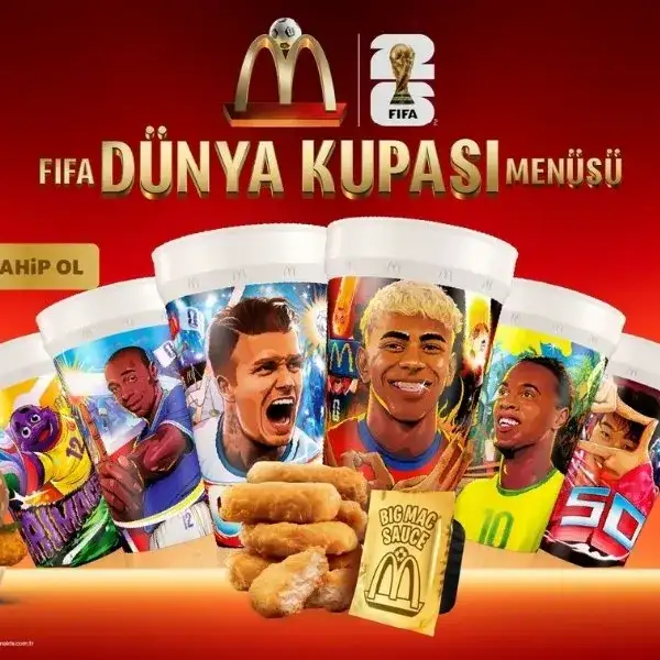 McDonald’s Türkiye, Dünya Kupası Heyecanını Yeni Menüler ve Koleksiyon Ürünleriyle Artırıyor