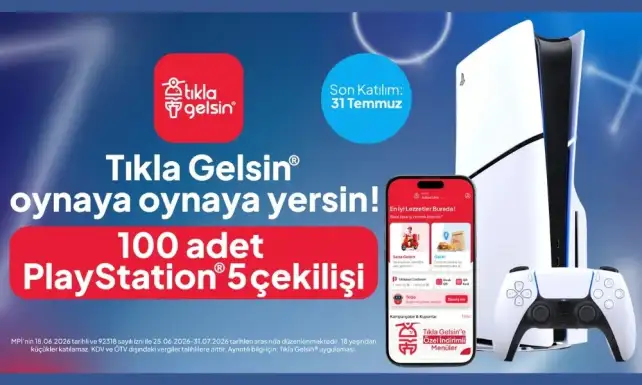 Tikla Gelsin®den 100 kisiye PlayStation®5 hediyesi
