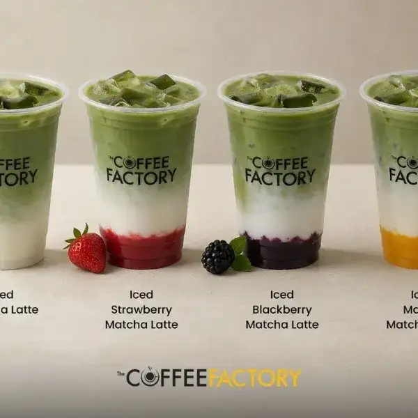Coffee Factory yaz menüsünde ferahlatan matcha serisi