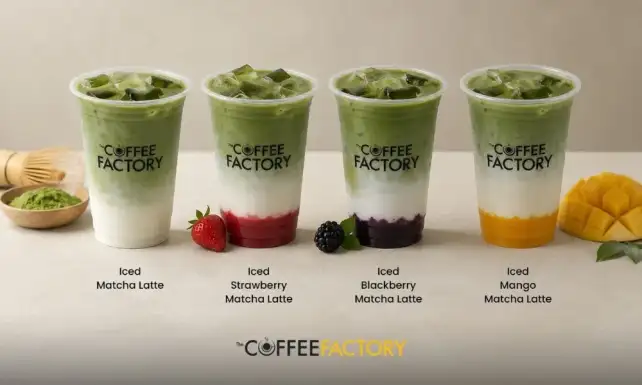 Coffee Factory yaz menusunde ferahlatan matcha serisi
