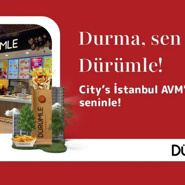 Dürümle City’s İstanbul AVM’de yeni restoranını açtı