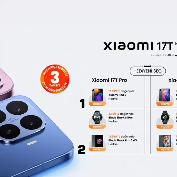 EVOFONE.com’a Özel Xiaomi 17T Serisi 17.999 TL’ye Varan Hediyesiyle Geliyor!
