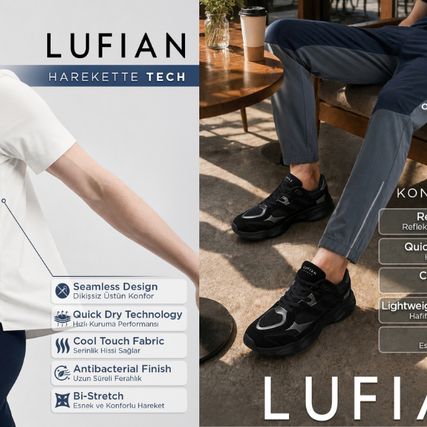 LUFIAN, Performans Odaklı Hi-Tech Koleksiyonuyla Yaz Stiline Özgürlük Getiriyor