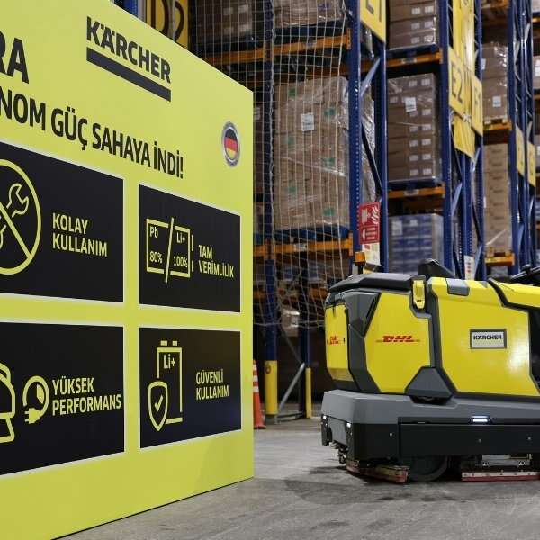 DHL Supply Chain Türkiye Depolarında Kärcher ile Otonom Temizlik Dönemi