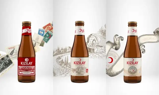 Kizilay Maden Suyundan 100. Yila Ozel Nostalji Sise Serisi