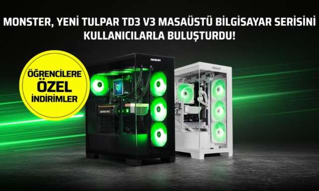 Monster yeni Tulpar TD3 V3 masaustu bilgisayar serisini kullanicilarla bulusturdu 1