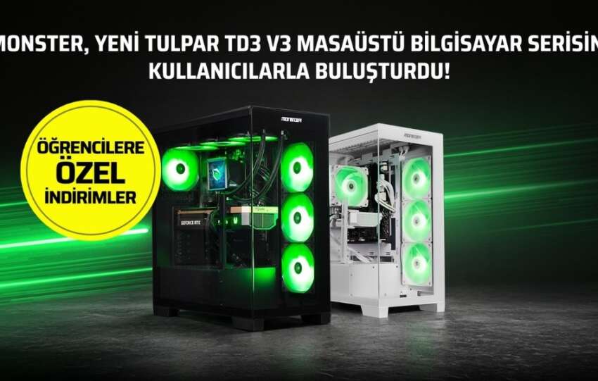 Monster yeni Tulpar TD3 V3 masaustu bilgisayar serisini kullanicilarla bulusturdu 1