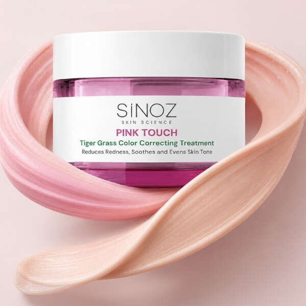 Sinoz Pink Touch Tiger Grass ile Cilt Tonunu Anında Eşitleyen Bakım Deneyimi