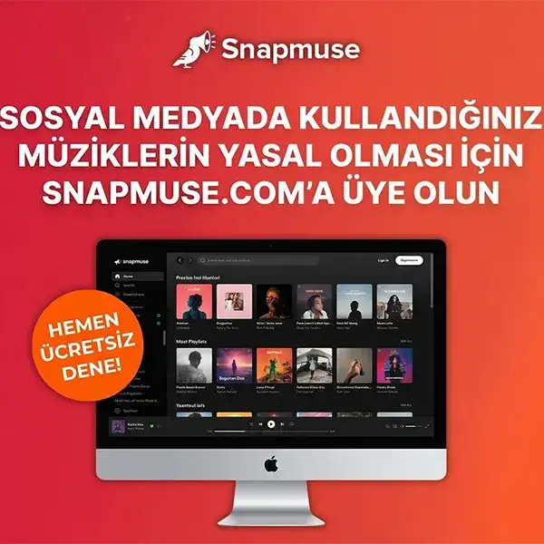 Sosyal Medyada Kullandığınız Müziklerin Yasal Olması İçin Snapmuse.com’a Üye Olun