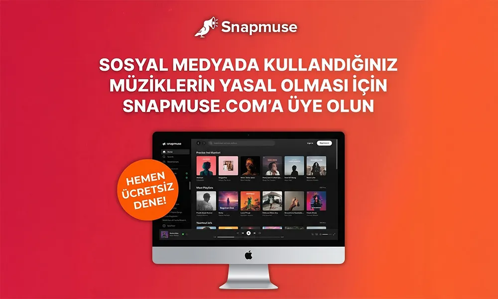 Sosyal Medyada Kullandiginiz Muziklerin Yasal Olmasi Icin Snapmuse.coma Uye Olun