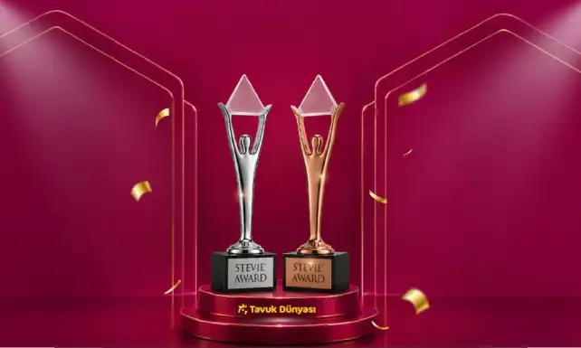Tavuk Dunyasina Stevie® Awardstan Iki Odul