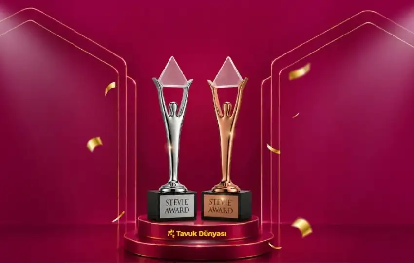 Tavuk Dunyasina Stevie® Awardstan Iki Odul