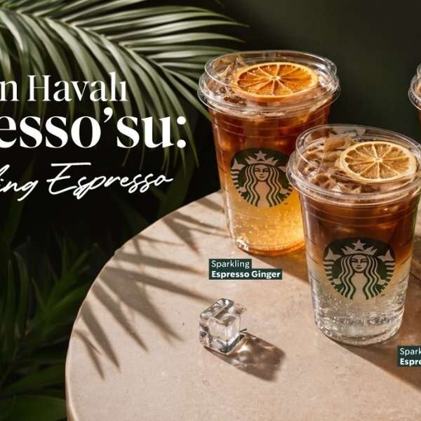 Yazın Havalısı “Sparkling Espresso” Senin Starbucks’ta