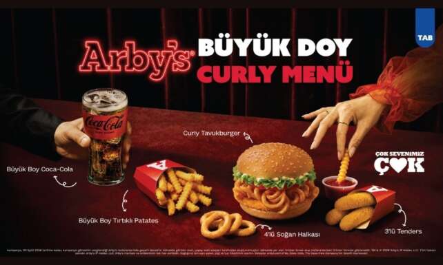 Arbys® ikonik Curly Fries ile farkli bir lezzet dunyasinin kapilarini aciyor