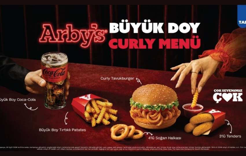 Arbys® ikonik Curly Fries ile farkli bir lezzet dunyasinin kapilarini aciyor