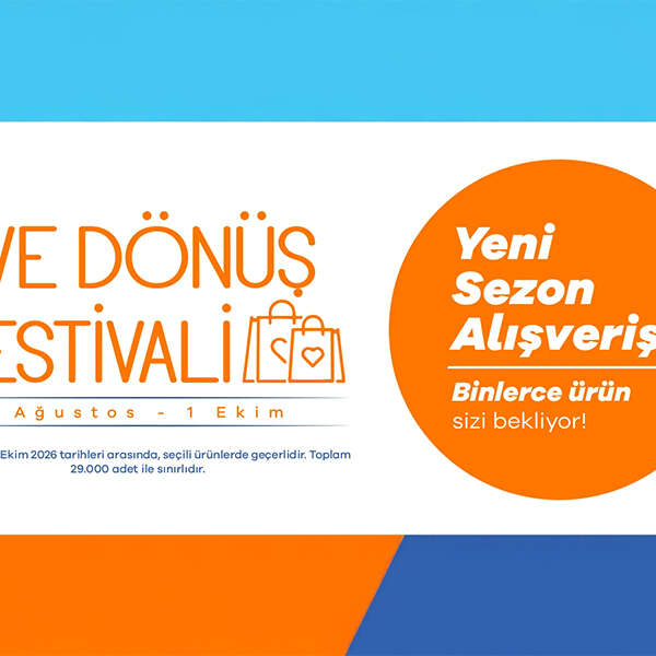 Evidea “Eve Dönüş Festivali” ile evler yeni sezona ve yeni rutinlere hazırlanıyor!