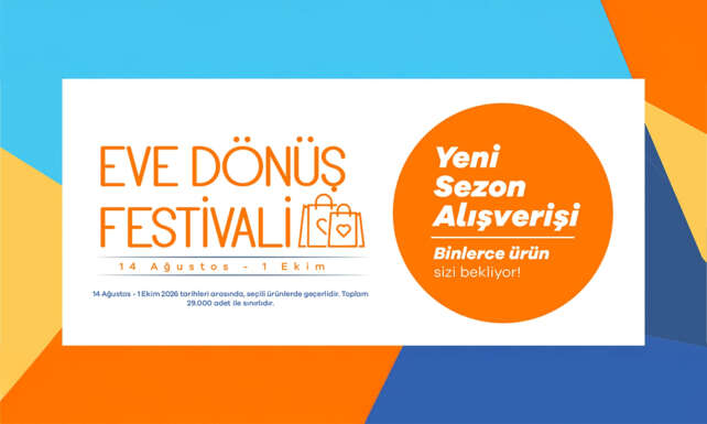 Evidea Eve Donus Festivali ile evler yeni sezona ve yeni rutinlere hazirlaniyor