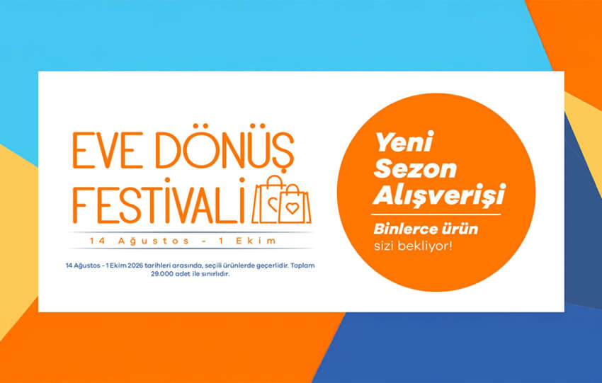 Evidea Eve Donus Festivali ile evler yeni sezona ve yeni rutinlere hazirlaniyor