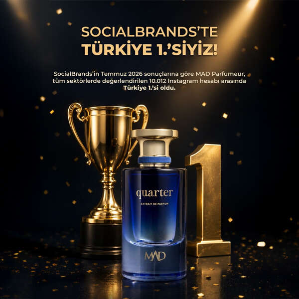 MAD Parfumeur, SocialBrands Temmuz 2026 Sonuçlarında Türkiye Birincisi Oldu