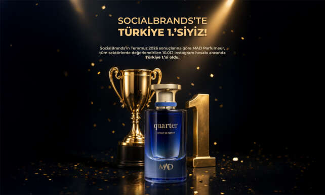 MAD Parfumeur SocialBrands Temmuz 2026 Sonuclarinda Turkiye Birincisi Oldu