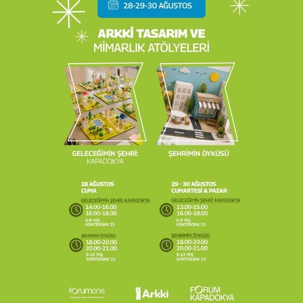 Sevda Özsönmez 7 Forum Kapadokya’da Arkki Mimarlık Ve Tasarım Atölyeleri Başlıyor