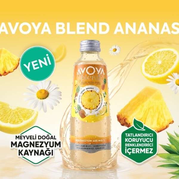 AVOYA’dan Yerli Üretim Gücüyle BİM’e Özel Yeni Lezzet: Ananas – Limon – Papatya